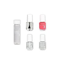 Dazzle Dry Mini Kit 4 Step System - Carnival Coral, A Bright, Punchy Full Coverage Coral Full Coverage Cream (5 Piece Kit)