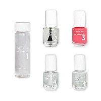 Dazzle Dry Mini Kit 4 Step System - Carnival Coral, A Bright, Punchy Full Coverage Coral Full Coverage Cream (5 Piece Kit)