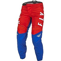 Fly Racing 2022 Adult F-16 Pants (Redwhiteblue, 38)