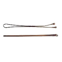 Kleravitex 275 Bronze Jumbo Bobby Hair Pins - Bronze Tipped Flat Style Pins For Women - Perfect For Rollers - Hair Pins For Wedding Party Styling - Suitable For All Hair Types, 100 Pieces Tub Made In Usa