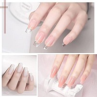 Gaoy Poly Gel Nail Kit With Nail Lamp, 6 Pcs Builder Gel Nail Extension Kit With Nail Decorations For Nail Art Diy At Home