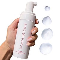 Brush Bubbles Foaming Makeup Brush Shampoo And Conditioning Cleanser For Makeup Sponges, Brushes & Applicators, Fragrance Free, Cruelty-Free, Vegan & Non-Irritant 6 fl.oz.