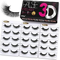 Eliace Pretty False Eyelashes Natural Look Faux Mink 3D Vegan False Lashes Wispy Strips Lashes Pack 14 Mm Light & Comfortable Full Volume Fluffy Lashes For Small 15 Pairs Arya