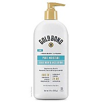 Gold Bond Pure Moisture Lotion, 14 Oz, Ultra-Lightweight Daily Body And Face Lotion