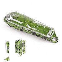 DIY Full Housing Combo, 5-Piece Set Full Housing Combo, Complete Clipper Cover for 5-Star Series Magic Clipper Cordless 8148, Designer Cordless 8591 (Green)