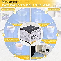 Nose Wax Kit for Men Women, Yovanpur Nose Hair Waxing Kit with 100g Nose Hair Wax Beads (15-20 USES), 20 Applicator, 15 Mustache Protector, 10 Paper Cups, 1 Measuring Cup - Easy, Quick and Painless