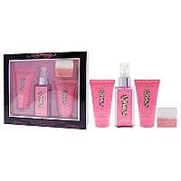 Ed Hardy Women's Perfume Gift Set - 4 Piece Pink Collection