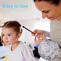 2000 Pcs Mini Small Rubber Bands For Hair, Tiny Clear Hair Elastics, Hair Rubber Bands For Girls Toddler Kids Baby, Premium Elastic Hair Ties With 2 Pcs Topsy Tail Hair Tools By Ylyl