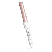 FoxyBae White Marble Rose Curling Wand - Ceramic Tourmaline Technology - Hair Curler with Negative Ions - Professional Salon Grade Hair Styling Tool (32mm)