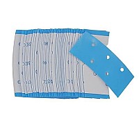 Coloryoung Wig Tape Strips 36Pcs Double Sided Waterproof Lace Wigs Adhesive Tape For Lace Wig Toupee (Blue With Hole)