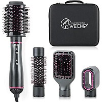 Hair Dryer Brush, 4 In 1 Detachable Hair Dryer And Volumizer Hot Air Brush, Negative Ionic Hot Air Kit Blow Dryer Brush For Hair Drying Volumizing Straightening Curling Styling