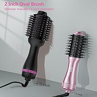 Dan Technology 2 Inch Lightweight Electric Brush Hair,One Step Hair Dryer And Volumizer,Small Hair Brush Drye,Blow Dry Round Brush,Ceramic Hot Brush & Styler,Small Brush Hair Dryers For Women