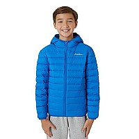 Eddie Bauer Kids Jacket - Cirruslite Weather Resistant Insulated Quilted Bubble Puffer Coat For Boys And Girls (3-20), Size 3-4, Blue Sapphire