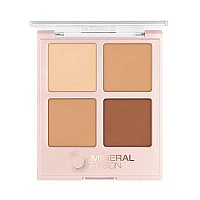 Mineral Fusion Concealer Palette, Warm To Deep, Decadence, Set Of 4 Shades