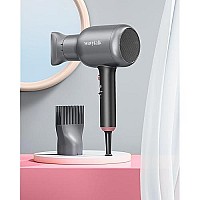 Wavytalk Ionic Hair Dryer Blow Dryer With Diffuser For Curly Hair Professional Salon Hair Dryer Attachment Diffuser And Concentrator Nozzle For Women Styling Natural