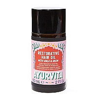 AyurVita Amla Neem Hair Oil - 2 fl oz for Dry Hair