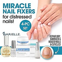 Barielle Miracle Nail Fixers Collection: 4-Pc Nail Strengthening, Cuticle Care & Nail Treatment Collection