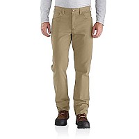 Carhartt Mens Rugged Flex Rigby Five Pocket Pant, Dark Khaki, 40 X 30