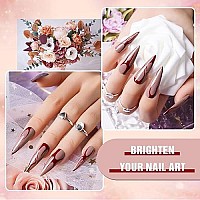 Lanfo 6 Colors Gel Nail Polish Kit, 10Ml Brown Nude Neutral Coffee Colors Gel Polish Set Fall Winter Glitter Skin Tone Gel Nail Polish Soak Off Uv Led Nail Polish Gel Set Nail Art Design