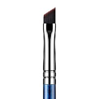 Eyeliner Brush Fine Angled - Pro Precision Gel Eye Liner Makeup Brush -Ultra Thin Slanted Flat Angle - Premium Quality - Cruelty Free Synthetic Bristles (Fine Angled Eyeliner Brush Blue)