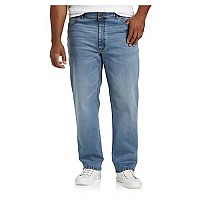 Dxl Big And Tall Essentials Relaxed-Fit Jeans, Light Wash, 50W X 32L