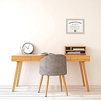 Americanflat 85X11 Diploma Frame In Light Wood With Shatter Resistant Glass - Horizontal And Vertical Formats For Wall And Tabletop