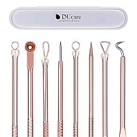 Blackhead Remover Pimple Popper Tool Kit 4Pcs Professional Medical Grade Stainless Pimple Extractor Tool For Blackhead, Whitehead Extractors, Zit, Blemish Comedone Removal