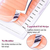 Colored Volume Eyelash Extensions 007Mm Lash Extensions Cd Curllight Orange 8-14Mm Mixed Easy Fan Volume Lashes Eyelashes Self Fanning 2D-10D By Fadvan (Light Orange-C, 8-14Mm)