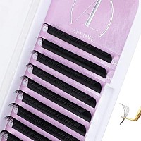 Allove Eyelash Extension Volume Lash Extensions 003Mm C Curl 15Mm Easy Fan Lash Extensions Rapid Blooming Self Fanning Volume Lashes