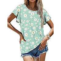 Black Tops For Women Sexy Casual Short Sleeve Tunics For Women Xxl