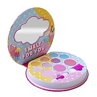 Lip Smacker Sparkle Shine Eyeshadow Makeup Palette, Melt For You Shimmer Christmas Make Up Collection Holiday Present Gift For Girls