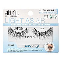 Ardell Light As Air 523, Plus A Bonus Duo Adhesive, 1G Clear