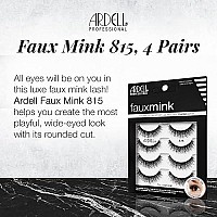 Ardell Faux Mink 815 Lashes, 4 Pairs (Pack Of 1)