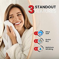 Infinitee Xclusives Premium Green Hand Towels - Pack Of 6, 16X28 Inches Bathroom Hand Towel Set, Hotel Spa Quality Hand Towels For Bathroom, Highly Absorbent And Super Soft Bathroom Towels