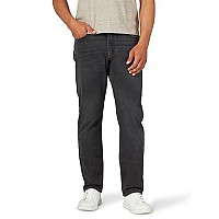 Wrangler Authentics Mens Athletic Fit Stretch Jean, Black Charcoal, 36W X 30L