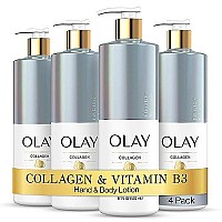 Olay Firming & Hydrating Body Lotion with Collagen, 17 fl oz Pump, (Pack of 4)