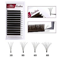 Brown Lash Extensions L Curl 007 15-20Mm Colored Eyelash Extensions Color Lash Trays Eyelash Extensions Easy Fan Lashes 2D-10D Colorful Eyelashes Used By Fadvan