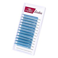 L Lash Extensions 007 Colored Lash Extensions Light Blue Eyelashes Easy Fan Volume Lashes 15-20Mm Mixed Tray Self Fanning Eyelashes 2D-20D Color Lashes Used By Fadvan(007-L,Light Blue 15-20Mm)