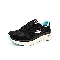 Skechers Sport Arch Fit Dlux149686 Womens Sneaker 7 Bm Us Blackblue