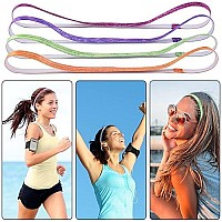 Duufin 20 Pieces Non-Slip Elastic Headbands Sport Headband Colorful Workout Headband Sweatband Heabands Sport Tie Dye Headbands For Women, Men And Girls, 14 Colors