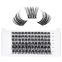 Lankiz Diy Eyelash Extension, Fluffy Individual Lash Extensions, Soft Lash Clusters, 10-16Mm Mix Resuale Cluster Lashes For Home Diy Lash Extensions