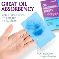 High-Performance Oil Blotting Sheets for Face - 3 pack (150 sheets) - Makeup Friendly Blotting Paper for Oily Skin