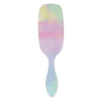 Wet Brush Shine Enhancer Paddle Brush, Color Wash Stripes - Hair Detangler Brush With Ultra Soft Bristles, Infused With Natural Argan Oil, Shiny Detangle & Smooth Hair, Wet Or Dry, For All Hair Types