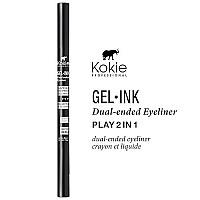 Kokie GEL INK DUAL ENDED EYELINER, Gel Eyeliner, Liquid Eyeliner