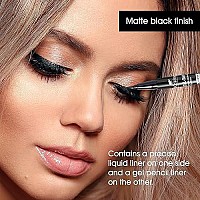 Kokie GEL INK DUAL ENDED EYELINER, Gel Eyeliner, Liquid Eyeliner