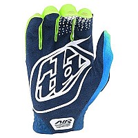 Troy Lee Designs Motocross Motorcycle Dirt Bike Racing Mountain Bicycle Riding Gloves, Air Glove (Navyyellow, Xx-Large)