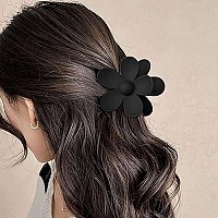 Hair Claw Clips Flower Hair Clips 8Pcs Cute Hair Clip Daisy Hair Clips Big Claw Clip Strong Hold Jaw Daisy Clip Barrettes Large Hair Clamps Thin Hair Accessories Thick Hair For Women Girls Gifts 8 Colors