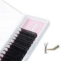 Allove Eyelash Extension Classic Individual Lash Extension Supplies 003 D Curl 12Mm Matte Single Lashes Volume Lash Extensions