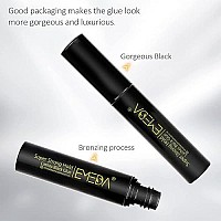 Emeda 2 Pcs Professional Latex Free Eyelash Glue Waterproof Black Lashes Glue Super Strong Hold False Eyelash Glue Best Strip Eyelash Adhesive Suitable For Sensitive Eyes Lash Adhesive