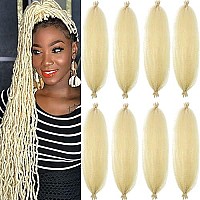 24 Inch Pre-Separated Springy Afro Twist Hair 8 Packs Pre-Fluffed Natural Kinky Spring Twist Great For Black Women (24 Inch, 613)